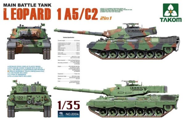 1/35 Leopard 1A5/C2 (2in1)