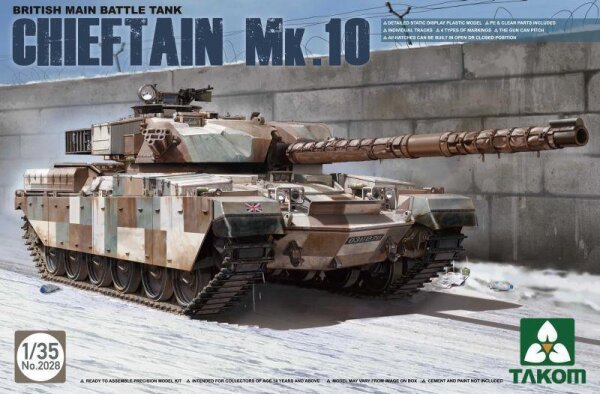 1/35 British Main Battle Tank Chieftain Mk. 10