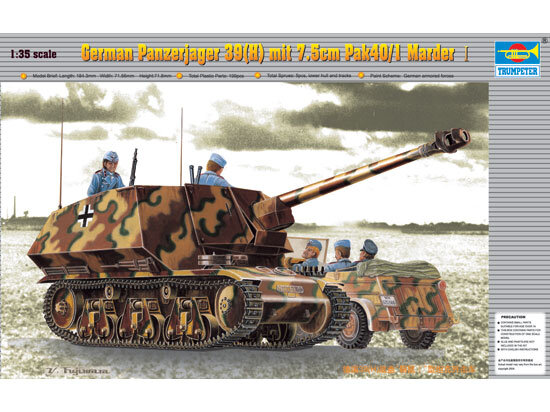 Panzerjäger 39(H) mit 7,5 cm PaK 40/1 Marder I