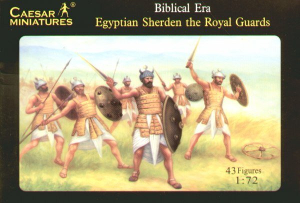 1/72 Egyptian Sherden Warriors and the Royal Guard