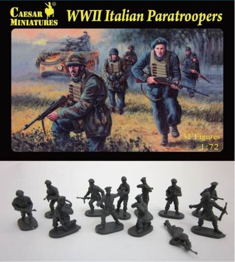 1/72 WWII Italian Paratroopers