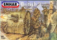 British Artillery and 18 pdr gun WW I