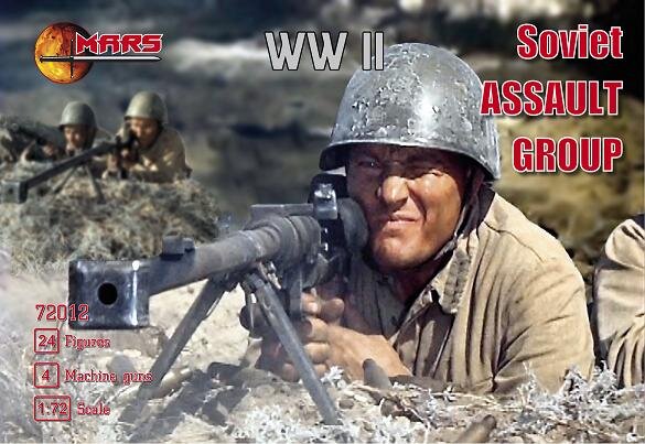 1/72 Soviet WWII Assault Group