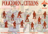 American Policemen and civilians
