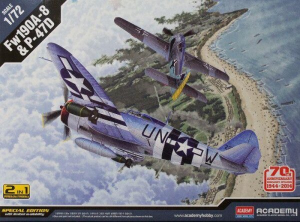 P-47D Thunderbolt & Focke Wulf Fw-190A-8 (2in1)