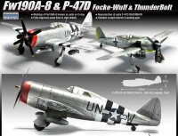 P-47D Thunderbolt & Focke Wulf Fw-190A-8 (2in1)