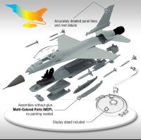 1/72 USAF F-16C Multirole Fighter (MCP)