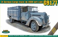G917T 3t German Cargo Truck (m. 1939 soft cab)