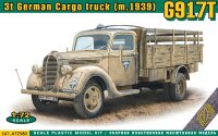 G917T 3t German Cargo Truck (m. 1939 Metal cab)