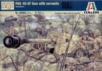 1/72 Deutsche 7,5 cm PaK 40 + Soldaten WWII