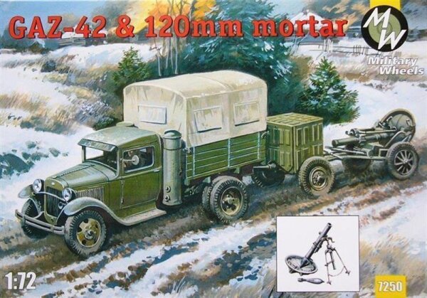 GAZ-42 + 120mm mortar