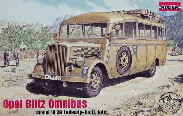 1/72 Opel Blitz Bus 3.6-47 Typ W39 Ludewig (late)