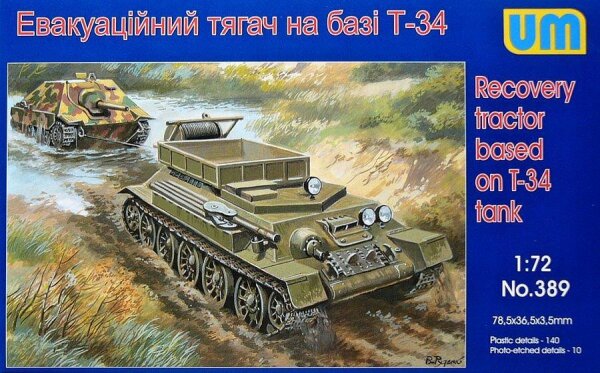 Recovery tractor based on T-34 tank