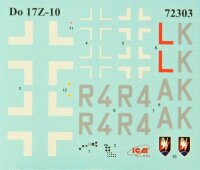 1/72 Dornier Do-17 Z-10 WWII German Night Fighter