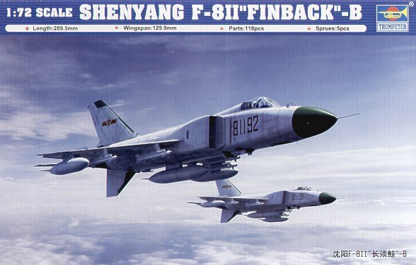 Shenyang F-8II "Finback-B" 1:72