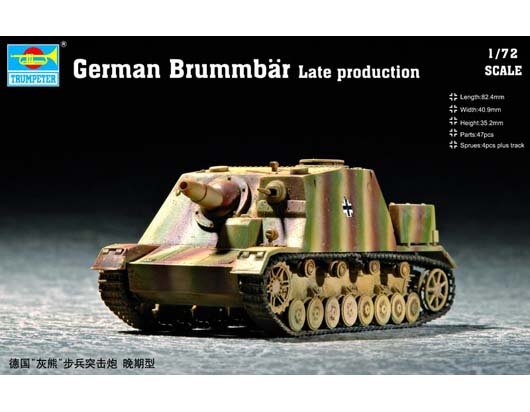 1/72 Sd.Kfz. 166 Brummbär, späte Produktion