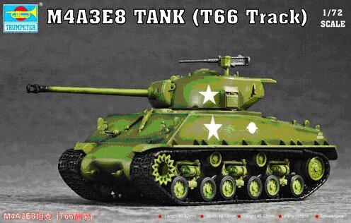 1/72 M4A3E8 Sherman