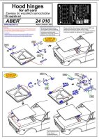 1/24 Hood hinges for all cars