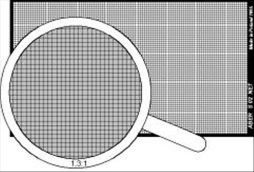 Gitternetz 0,7 x 0,7 mm