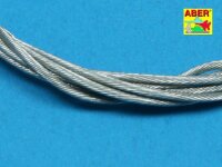 Abschlepp-Seile (gedreht) 1,3 mm, Länge 1 m