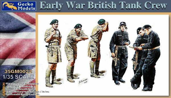 Early War British Tank Crew WWII