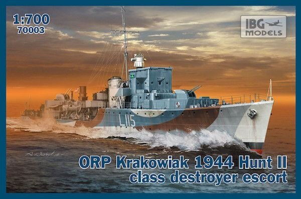 ORP Krakowiak 1944 Hunt II class destroyer escort