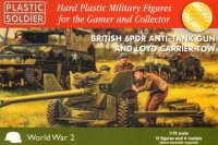 British 6 pdr anti-tank gun and Loyd Carrier tow