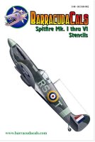Supermarine Spitfire Mk.I - Mk.VI Stencil Data