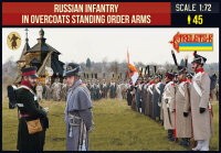 Russian Infantry in Overcoats Standing Order Arms