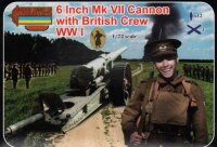8 Inch Mk.VII Cannon with British Crew (WWI)