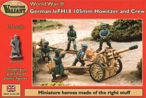 German leFH18 105mm Howitzer & Crew