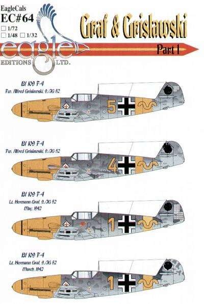 Messerschmitt Bf-109F-4 Graf & Grislawski 9/JG52