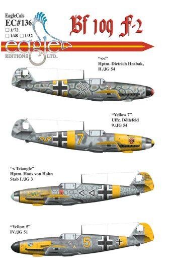 Bf-109F-2 <<" Hptm. Dietrich Hrabak"