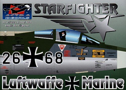 German Lockheed F-104G Starfighters decals