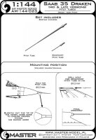 Saab J-35 Draken (mid and late) Pitot Tube