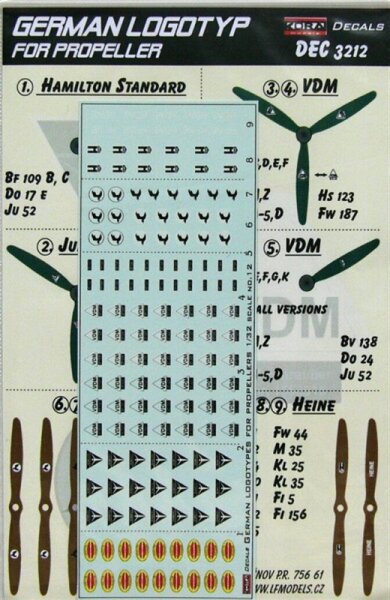 German logotypes for propellers