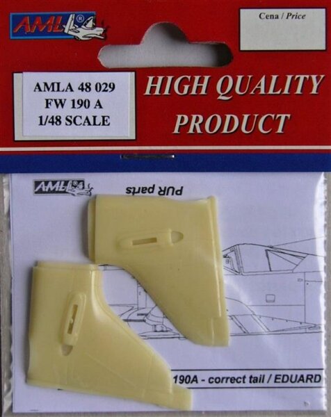 1/48 Focke-Wulf Fw-190A - Correct Tail (EDU)