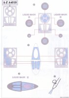 J-29E/F Tunnan canopy masks