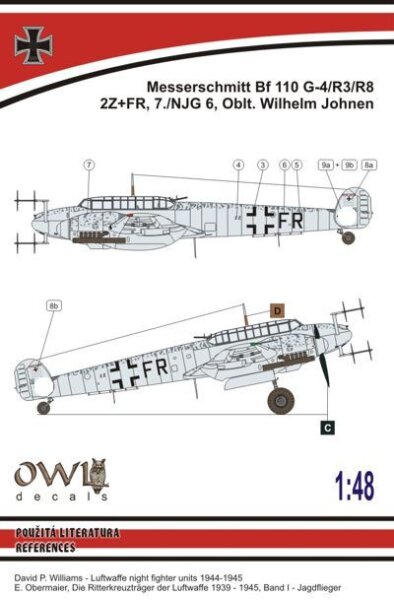 Messerschmitt Bf-110G-4/R3/R8 (Oblt. W.Johnen)