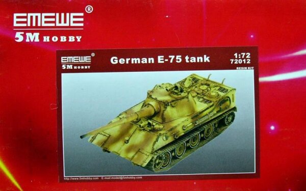 1/72 German E-75 Tank
