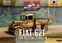 Polish Fiat 621 with AA machine gun