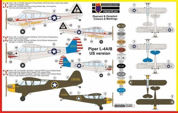 1/72 Piper L-4A/B USAAF