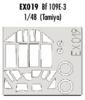1/48 Messerschmitt Bf-109E-3 Mask for Tamiya