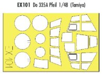 1/48 Dornier Do-335A Pfeil Mask for Tamiya