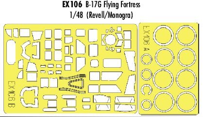 1/72 B-17G Flying Fortress Mask for Revell/Monogram