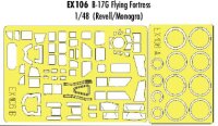 1/72 B-17G Flying Fortress Mask for Revell/Monogram