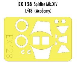 Spitfire Mk.XIV Paint Mask for Academy