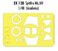 Spitfire Mk.XIV Paint Mask for Academy