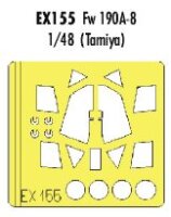 1/72 Focke Wulff Fw-190A-8 Mask for Tamiya