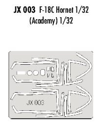 F/A-18C Mask for Academy
